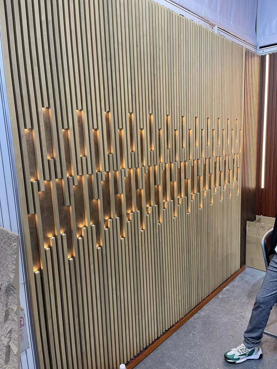 Vertical Timber Batten Wall